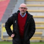 24.04.2021. Kielce. 26. kolejka Fortuna 1. Ligi Korona Kielce - ŁKS Łódź. Na zdjęciu: Dominik Nowak - trener Korony / Wiktor Taszłow / Radio Kielce