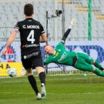 24.04.2021. Kielce. 26. kolejka Fortuna 1. Ligi Korona Kielce - ŁKS Łódź / Wiktor Taszłow / Radio Kielce