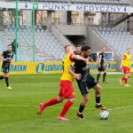 24.04.2021. Kielce. 26. kolejka Fortuna 1. Ligi Korona Kielce - ŁKS Łódź / Wiktor Taszłow / Radio Kielce
