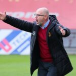 24.04.2021. Kielce. 26. kolejka Fortuna 1. Ligi Korona Kielce - ŁKS Łódź. Na zdjęciu: Dominik Nowak - trener Korony / Wiktor Taszłow / Radio Kielce