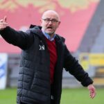 24.04.2021. Kielce. 26. kolejka Fortuna 1. Ligi Korona Kielce - ŁKS Łódź. Na zdjęciu: Dominik Nowak - trener Korony / Wiktor Taszłow / Radio Kielce