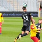 24.04.2021. Kielce. 26. kolejka Fortuna 1. Ligi Korona Kielce - ŁKS Łódź / Wiktor Taszłow / Radio Kielce