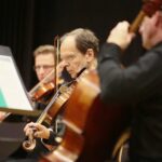 25.04.2021. Kielce. Koncert "Przed wielkim Konkursem Chopinowskim z orkiestrą kameralną Filharmonii Narodowej" / Wiktor Taszłow / Radio Kielce