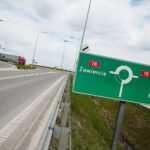 26.04.2021. Prząsław koło Jędrzejowa. Droga krajowa nr 78. Dojazd do ronda / Wiktor Taszłow / Radio Kielce