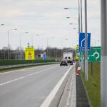 26.04.2021. Prząsław koło Jędrzejowa. Droga krajowa nr 78. Dojazd do ronda / Wiktor Taszłow / Radio Kielce