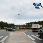 Zderzenie trzech samochodów przy „rondzie Małysza”