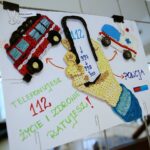 27.04.2021. Kielce. Rozstrzygnięcie konkursu plastycznego dla uczniów szkół podstawowych „112 - zawsze w gotowości” / Wiktor Taszłow / Radio Kielce