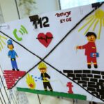 27.04.2021. Kielce. Rozstrzygnięcie konkursu plastycznego dla uczniów szkół podstawowych „112 - zawsze w gotowości” / Wiktor Taszłow / Radio Kielce