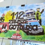 27.04.2021. Kielce. Rozstrzygnięcie konkursu plastycznego dla uczniów szkół podstawowych „112 - zawsze w gotowości” / Wiktor Taszłow / Radio Kielce