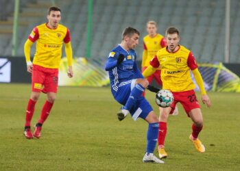 26.03.2021. Kielce. Mecz Korona Kielce - Miedź Legnica / Wiktor Taszłow / Radio Kielce