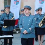 28.04.2021. Kielce. Prezentacja Marszałkowskiej Orkiestry Dętej Województwa Świętokrzyskiego / Wiktor Taszłow / Radio Kielce