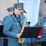 28.04.2021. Kielce. Prezentacja Marszałkowskiej Orkiestry Dętej Województwa Świętokrzyskiego / Wiktor Taszłow / Radio Kielce