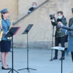 28.04.2021. Kielce. Prezentacja Marszałkowskiej Orkiestry Dętej Województwa Świętokrzyskiego / Wiktor Taszłow / Radio Kielce