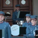 28.04.2021. Kielce. Prezentacja Marszałkowskiej Orkiestry Dętej Województwa Świętokrzyskiego / Wiktor Taszłow / Radio Kielce