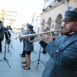 28.04.2021. Kielce. Prezentacja Marszałkowskiej Orkiestry Dętej Województwa Świętokrzyskiego / Wiktor Taszłow / Radio Kielce