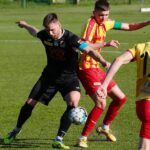 28.04.2021 Kielce. III liga. Mecz Korona II Kielce - KSZO Ostrowiec / Wiktor Taszłow / Radio Kielce