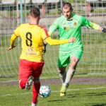 28.04.2021 Kielce. III liga. Mecz Korona II Kielce - KSZO Ostrowiec / Wiktor Taszłow / Radio Kielce