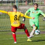 28.04.2021 Kielce. III liga. Mecz Korona II Kielce - KSZO Ostrowiec / Wiktor Taszłow / Radio Kielce