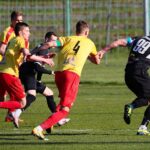 28.04.2021 Kielce. III liga. Mecz Korona II Kielce - KSZO Ostrowiec / Wiktor Taszłow / Radio Kielce