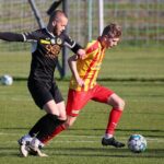 28.04.2021 Kielce. III liga. Mecz Korona II Kielce - KSZO Ostrowiec / Wiktor Taszłow / Radio Kielce