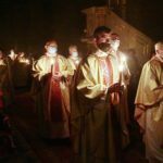 03.04.2021 Kielce. Katedra. Liturgia Wigilii Paschalnej / Wiktor Taszłow / Radio Kielce