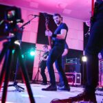 09.04.2021. Studio Gram. Radio Kielce. Koncert zespołu Raincoat / Wiktor Taszłow / Radio Kielce