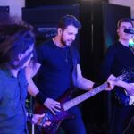 09.04.2021. Studio Gram. Radio Kielce. Koncert zespołu Raincoat / Wiktor Taszłow / Radio Kielce