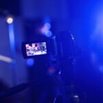 09.04.2021. Studio Gram. Radio Kielce. Koncert zespołu Raincoat / Wiktor Taszłow / Radio Kielce