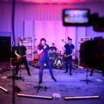 09.04.2021. Studio Gram. Radio Kielce. Koncert zespołu Raincoat / Wiktor Taszłow / Radio Kielce