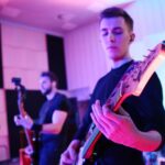 09.04.2021. Studio Gram. Radio Kielce. Koncert zespołu Raincoat / Wiktor Taszłow / Radio Kielce