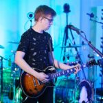 09.04.2021. Studio Gram. Radio Kielce. Koncert zespołu Raincoat / Wiktor Taszłow / Radio Kielce