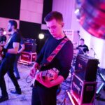 09.04.2021. Studio Gram. Radio Kielce. Koncert zespołu Raincoat / Wiktor Taszłow / Radio Kielce