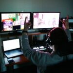 09.04.2021. Studio Gram. Radio Kielce. Koncert zespołu Raincoat / Wiktor Taszłow / Radio Kielce