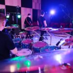 09.04.2021. Studio Gram. Radio Kielce. Koncert zespołu Raincoat / Wiktor Taszłow / Radio Kielce