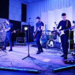 09.04.2021. Studio Gram. Radio Kielce. Koncert zespołu Raincoat / Wiktor Taszłow / Radio Kielce