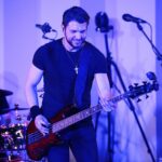 09.04.2021. Studio Gram. Radio Kielce. Koncert zespołu Raincoat / Wiktor Taszłow / Radio Kielce