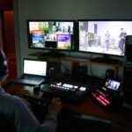 09.04.2021. Studio Gram. Radio Kielce. Koncert zespołu Raincoat / Wiktor Taszłow / Radio Kielce