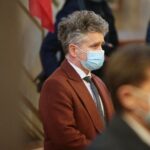 10.04.2021. Kielce. Uroczystości upamiętniające 11. rocznicę katastrofy smoleńskiej. Na zdjęciu Krzysztof Słoń - senator PiS / Wiktor Taszłow / Radio Kielce