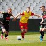 10.04.2021. Kielce. 24. kolejka Fortuna 1 ligi: Korona Kielce - GKS Tychy / Wiktor Taszłow / Radio Kielce