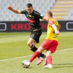 10.04.2021. Kielce. 24. kolejka Fortuna 1 ligi: Korona Kielce - GKS Tychy / Wiktor Taszłow / Radio Kielce