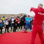 12.04.2021. Chęciny. Pokazowy trening Młodzieżowych Mistrzostw Świata Kobiet i Mężczyzn / Wiktor Taszłow / Radio Kielce