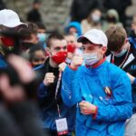 12.04.2021. Chęciny. Pokazowy trening Młodzieżowych Mistrzostw Świata Kobiet i Mężczyzn / Wiktor Taszłow / Radio Kielce