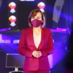 13.04.2021. Kielce. Konferencja dotycząca Młodzieżowych Mistrzostw Świata w boksie w Kielcach. Na zdjęciu: Anna Krupka - wiceminister kultury, dziedzictwa narodowego i sportu / Wiktor Taszłow / Radio Kielce