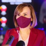13.04.2021. Kielce. Konferencja dotycząca Młodzieżowych Mistrzostw Świata w boksie w Kielcach. Na zdjęciu: Anna Krupka - wiceminister kultury, dziedzictwa narodowego i sportu / Wiktor Taszłow / Radio Kielce