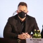 13.04.2021. Kielce. Konferencja dotycząca Młodzieżowych Mistrzostw Świata w boksie w Kielcach. Na zdjęciu: Piotr Dulnik - prezes Suzuki Motor Poland / Wiktor Taszłow / Radio Kielce