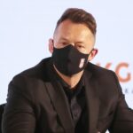 13.04.2021. Kielce. Konferencja dotycząca Młodzieżowych Mistrzostw Świata w boksie w Kielcach. Na zdjęciu: Piotr Dulnik - prezes Suzuki Motor Poland / Wiktor Taszłow / Radio Kielce