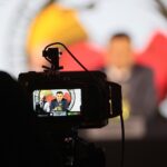 13.04.2021. Kielce. Konferencja dotycząca Młodzieżowych Mistrzostw Świata w boksie w Kielcach / Wiktor Taszłow / Radio Kielce