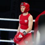 14.04.2021. Kielce. Młodzieżowe Mistrzostwa Świata Kobiet i Mężczyzn w Boksie. Na zdjęciu: Julia Szeremeta (Polska) / Wiktor Taszłow / Radio Kielce