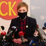 15.04.2021. Kielce. Nowi zastępcy prezydenta Kielc. Na zdjęciu: Agata Wojda - nowy zastępca prezydenta Kielc / Wiktor Taszłow / Radio Kielce
