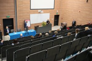 15.04.2021. Kielce. Collegium Medicum UJK. Międzynarodowa konferencja / Wiktor Taszłow / Radio Kielce